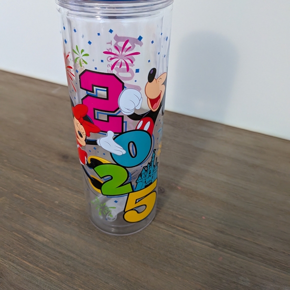 Disney 2025 Tumbler with Mickey and Minnie - Picture 1 of 4